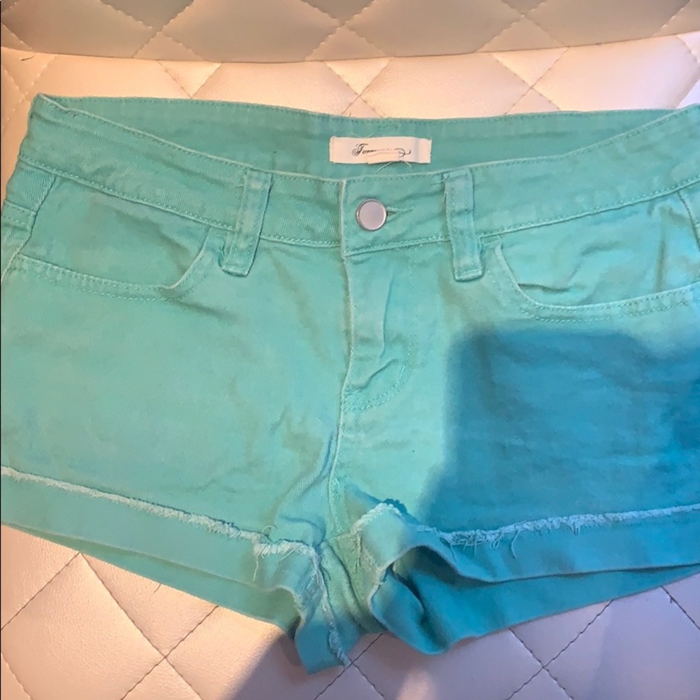 Forever 21 mint/teal shorts